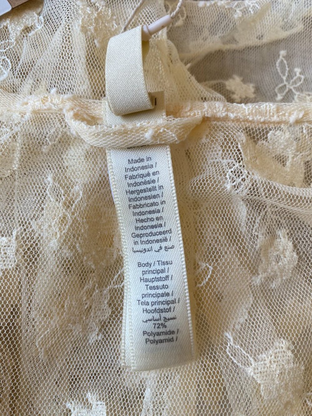 SKIMS NWT | Spring Intimates Robe in Butter Two Tone - Picture 11 of 12